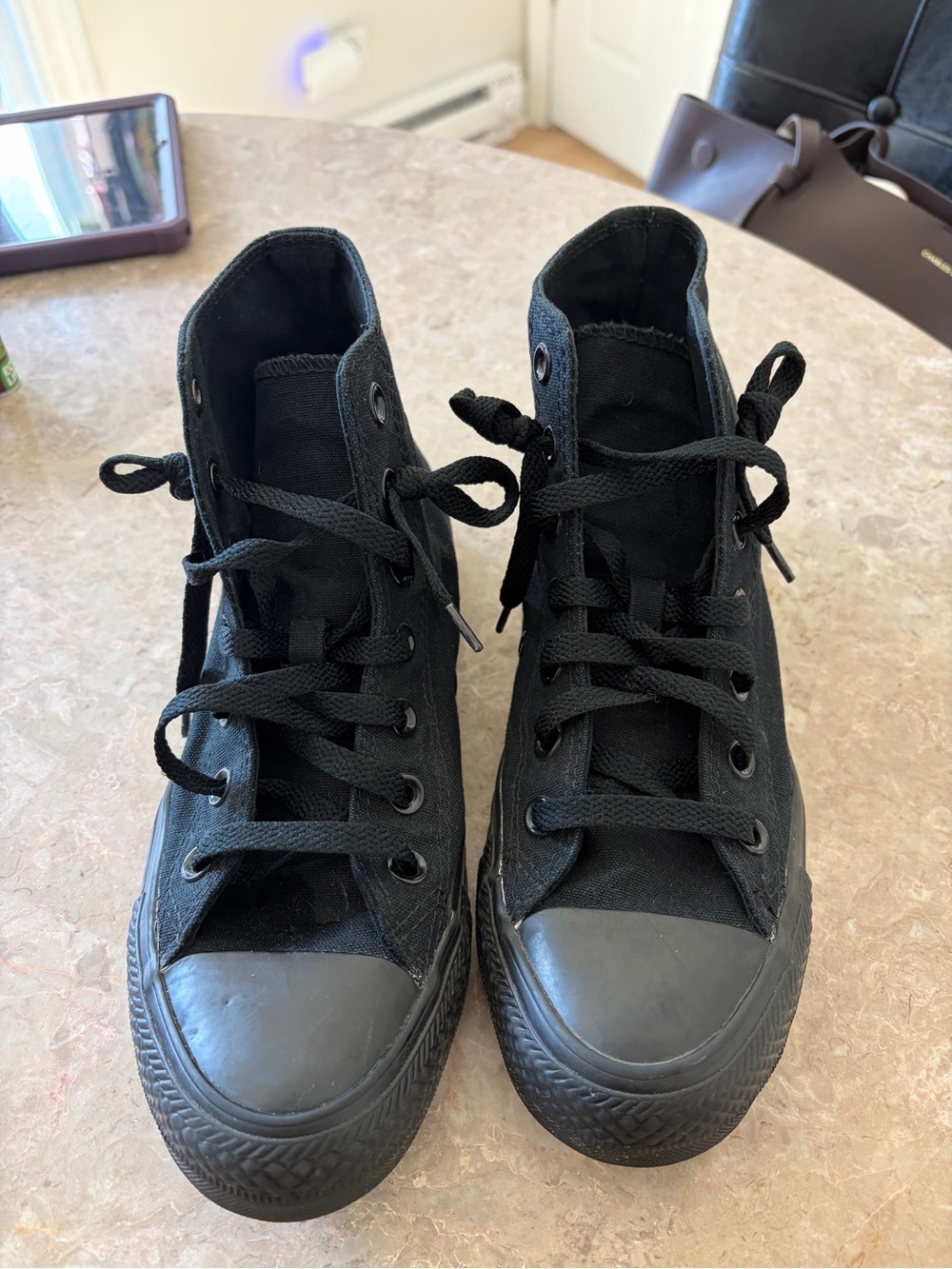 Converse Black High-Top Canvas Sneakers